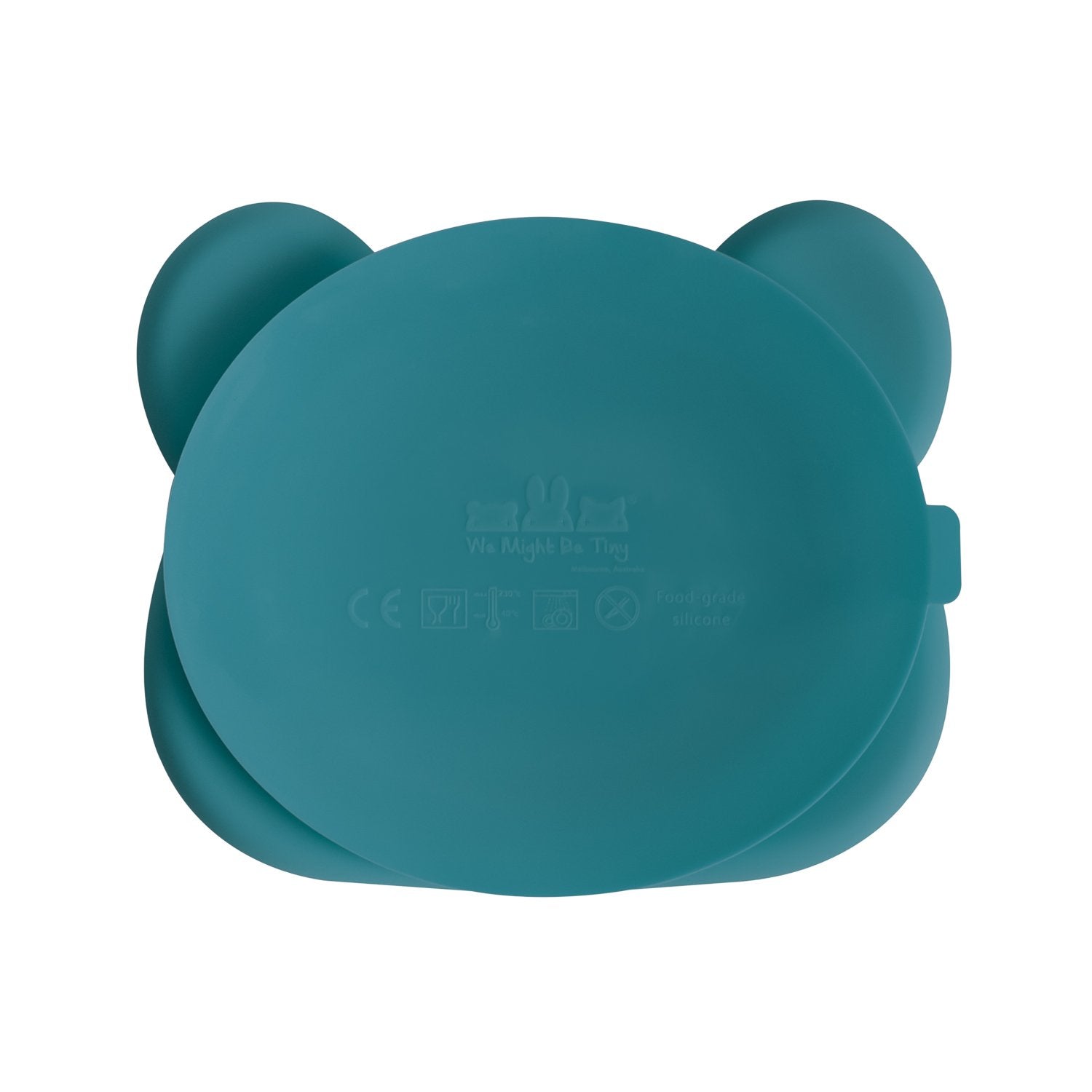 Bear Stickie Plate - Blue Dusk