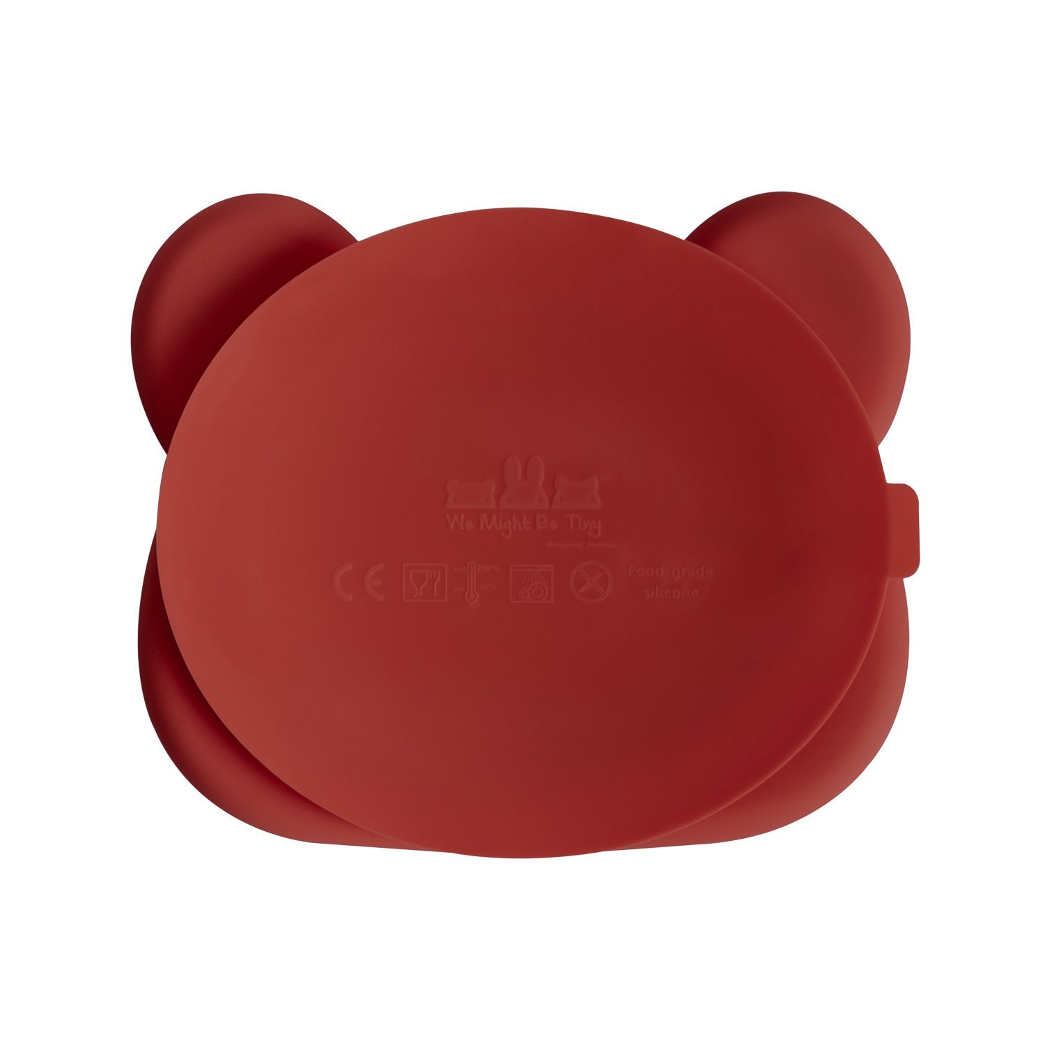 Bear Stickie Plate - Rust
