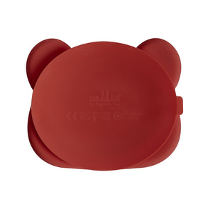 Bear Stickie Plate - Rust