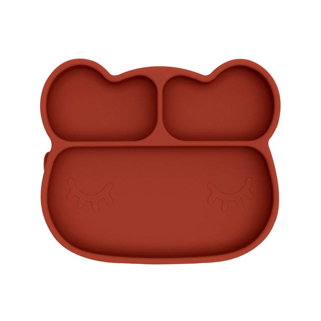 Bear Stickie Plate - Rust