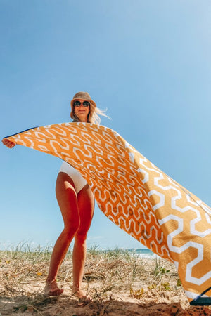 Sand Free Beach Towel - Boho Sun - Towel for 2