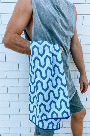 Sand Free Beach Towel - Blue Dream - Small