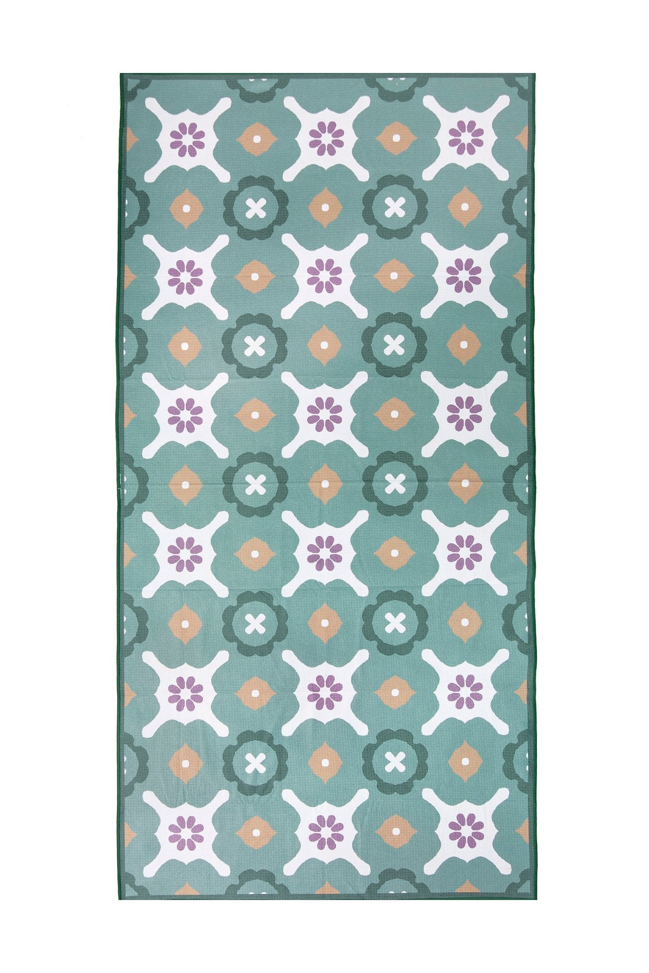 Sand Free Beach Towel - Green Sea - Small