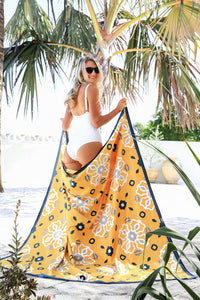 Sand Free Beach Towel - Boho Sun - Towel for 2
