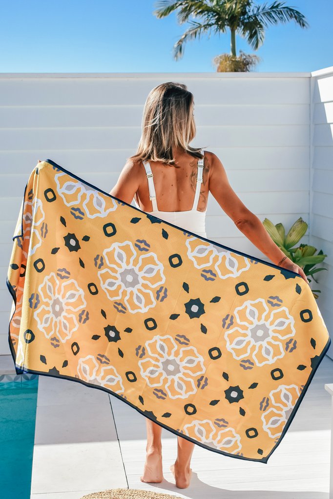 Sand Free Beach Towel - Boho Sun - Standard Size