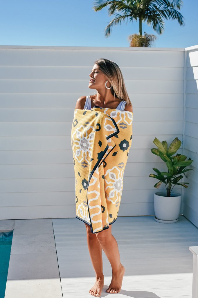 Sand Free Beach Towel - Boho Sun - Standard Size