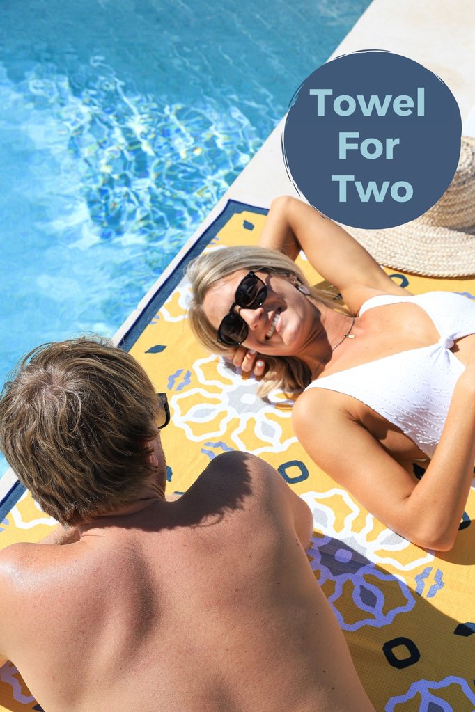 Sand Free Beach Towel - Boho Sun - Towel for 2