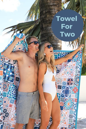 Sand Free Beach Towel - El Paradiso - Towel for 2