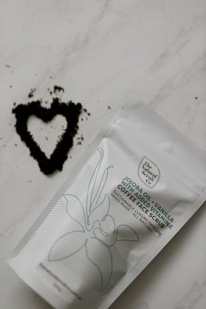 Coffee Face Scrub - Jojoba Oil + Vanilla