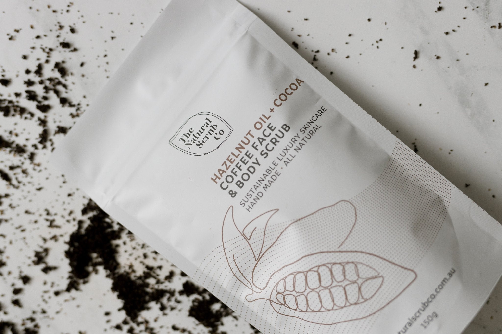 Coffee Face Scrub - Hazelnut + Cocoa