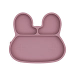 Bunny Stickie Plate - Dusty Rose