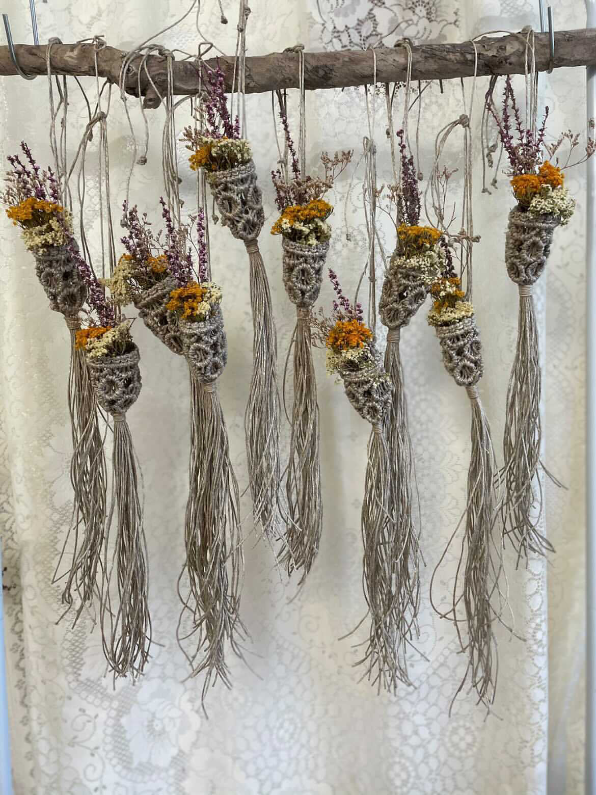 Macrame Flower Pod