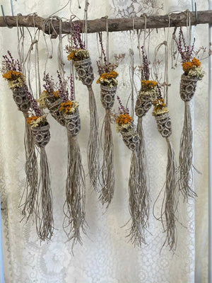 Macrame Flower Pod