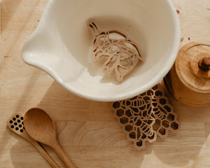 Eco Cutter - Teddy Bear Bee and Honeycomb - Set of 2