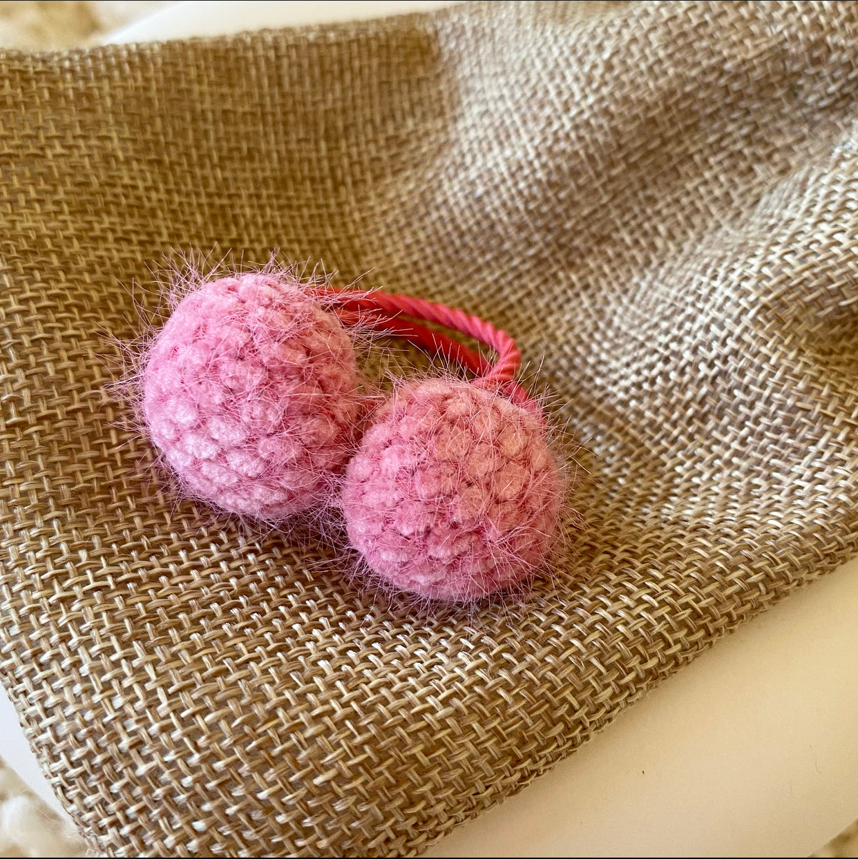 Fuzzy Pom Piggy Tail Bands - Mixed Colours