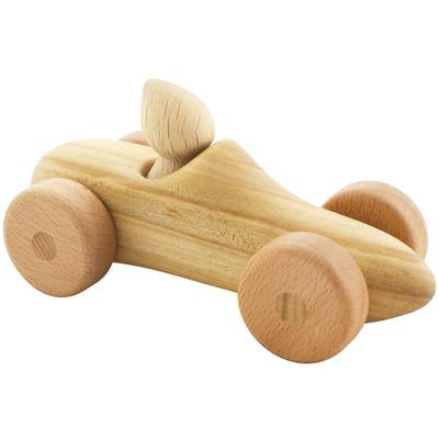 Wooden Car and Driver - Felix