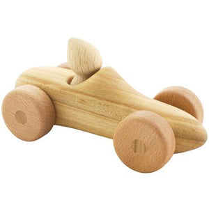 Wooden Car and Driver - Felix