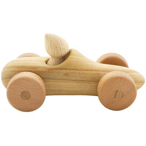 Wooden Car and Driver - Felix