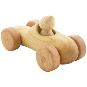 Wooden Car and Driver - Felix