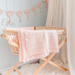 Crochet Baby Blanket - Peach