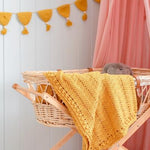 Crochet Baby Blanket - Turmeric
