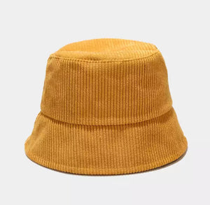 Corduroy Bucket Hat - Asst Colours