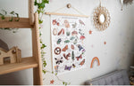 Woodland Alphabet Art Print
