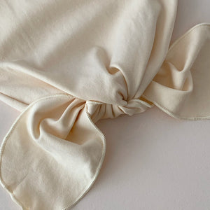 Kimono Knotted Gown & Top Hat - Ivory