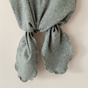 Kimono Knotted Gown & Top Hat - Grey