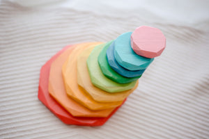 Rainbow Stacking Stones