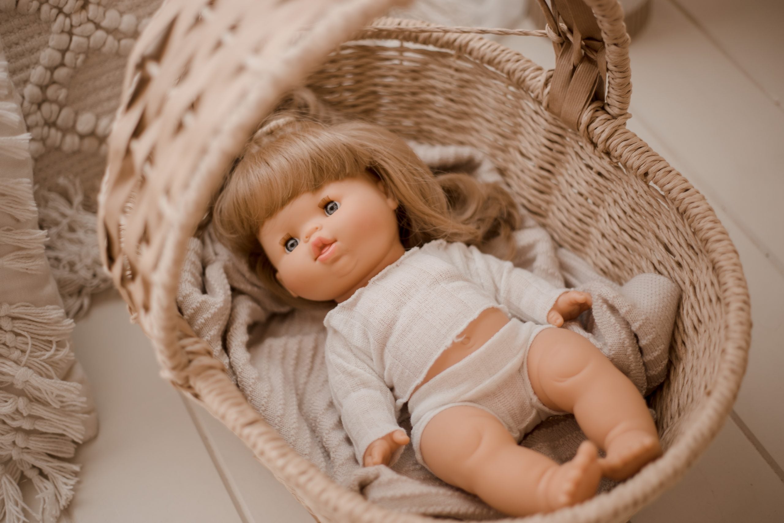 Jute Doll Cradle