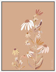 Framed Canvas - Winter Bloom Auburn