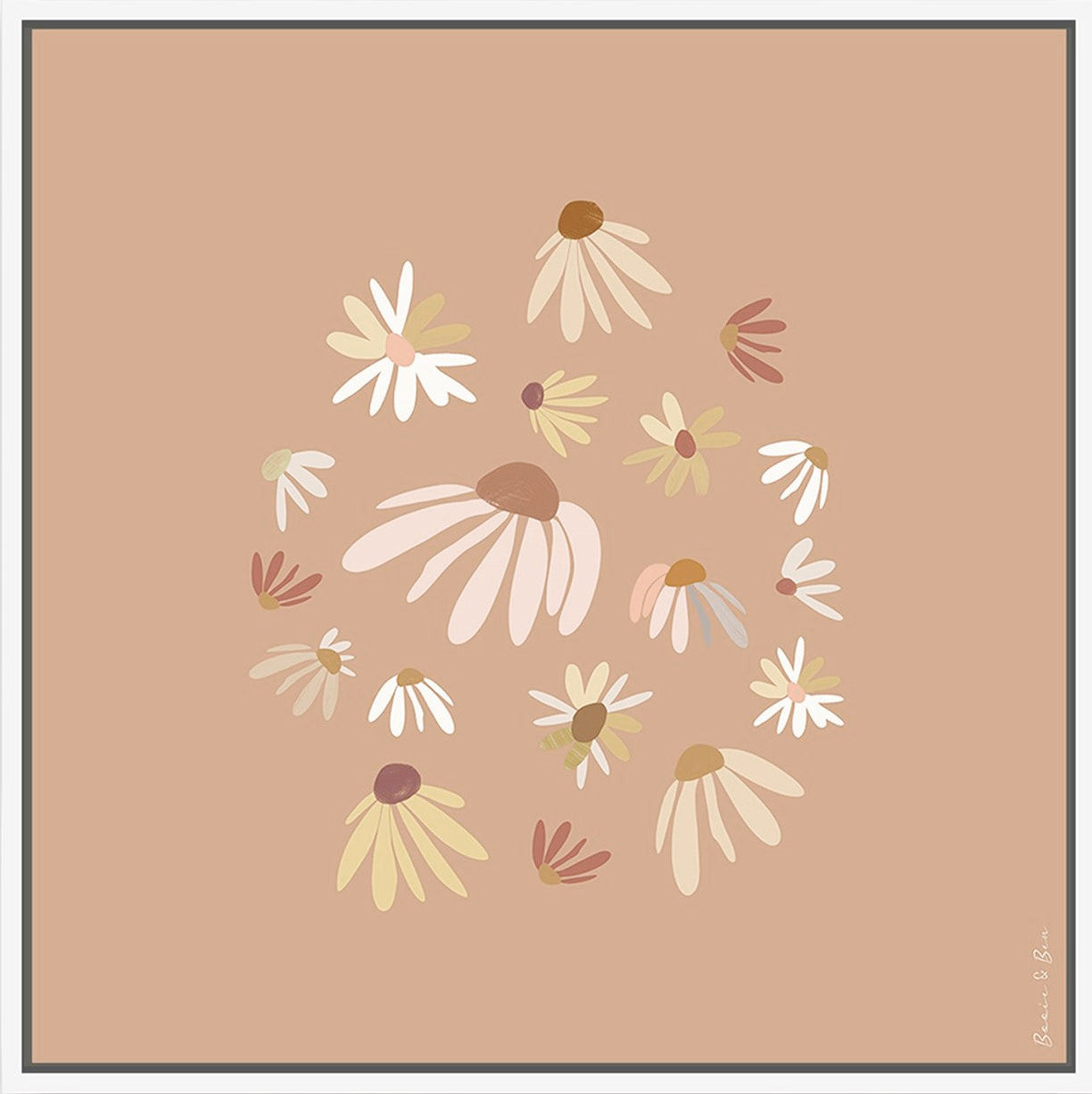 Framed Canvas - Cluster Auburn
