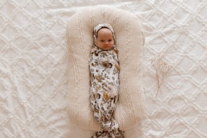 Goldie Blooms Bamboo Jersey Swaddle Wrap