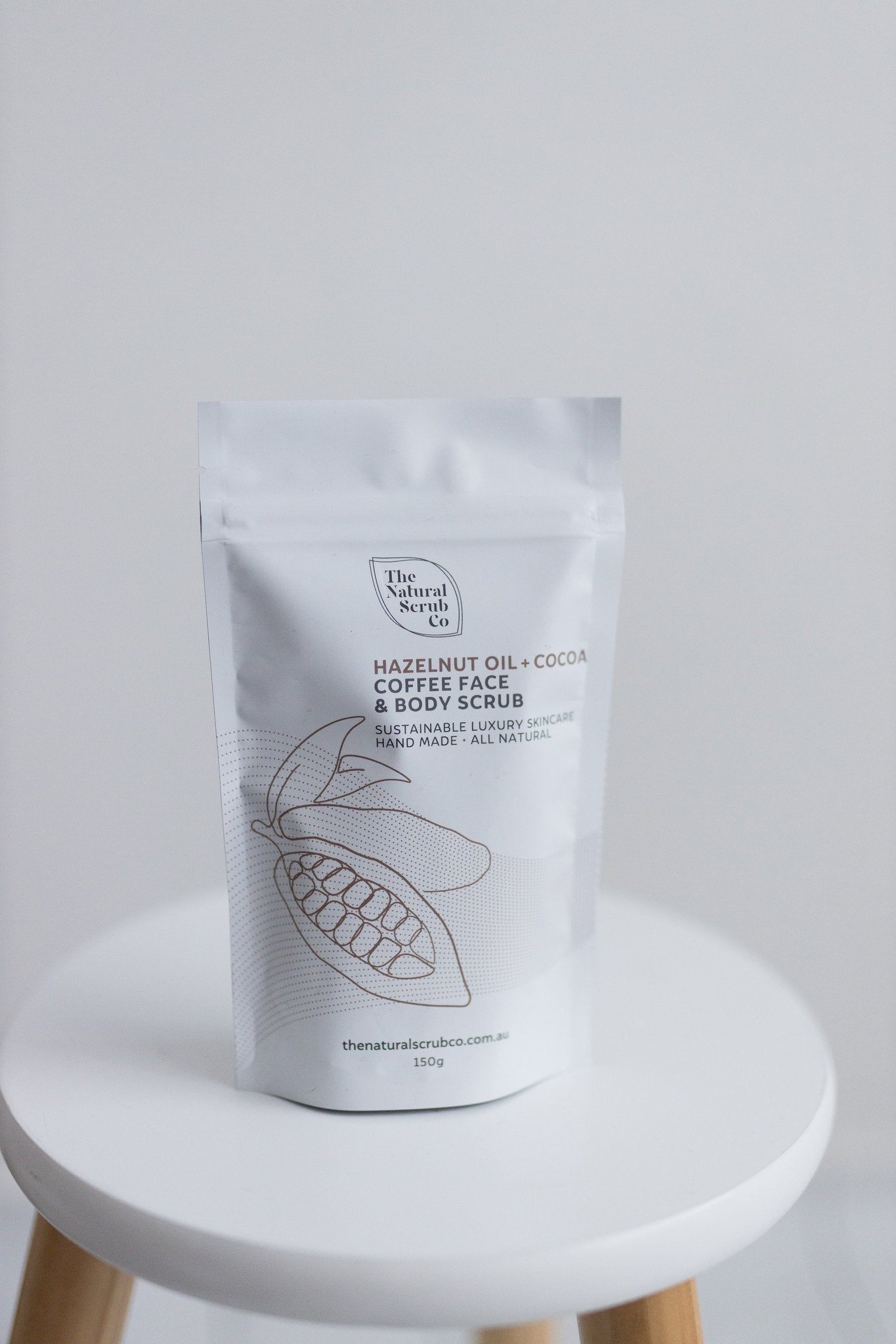 Coffee Face Scrub - Hazelnut + Cocoa