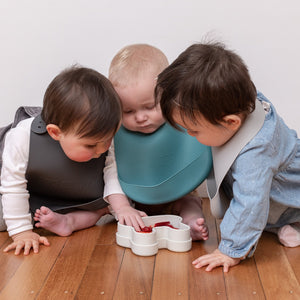 Catchie Bibs - Blue Dusk & Charcoal