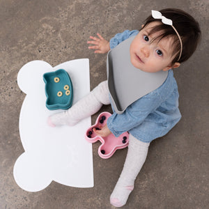 Catchie Bibs - Mint & Grey