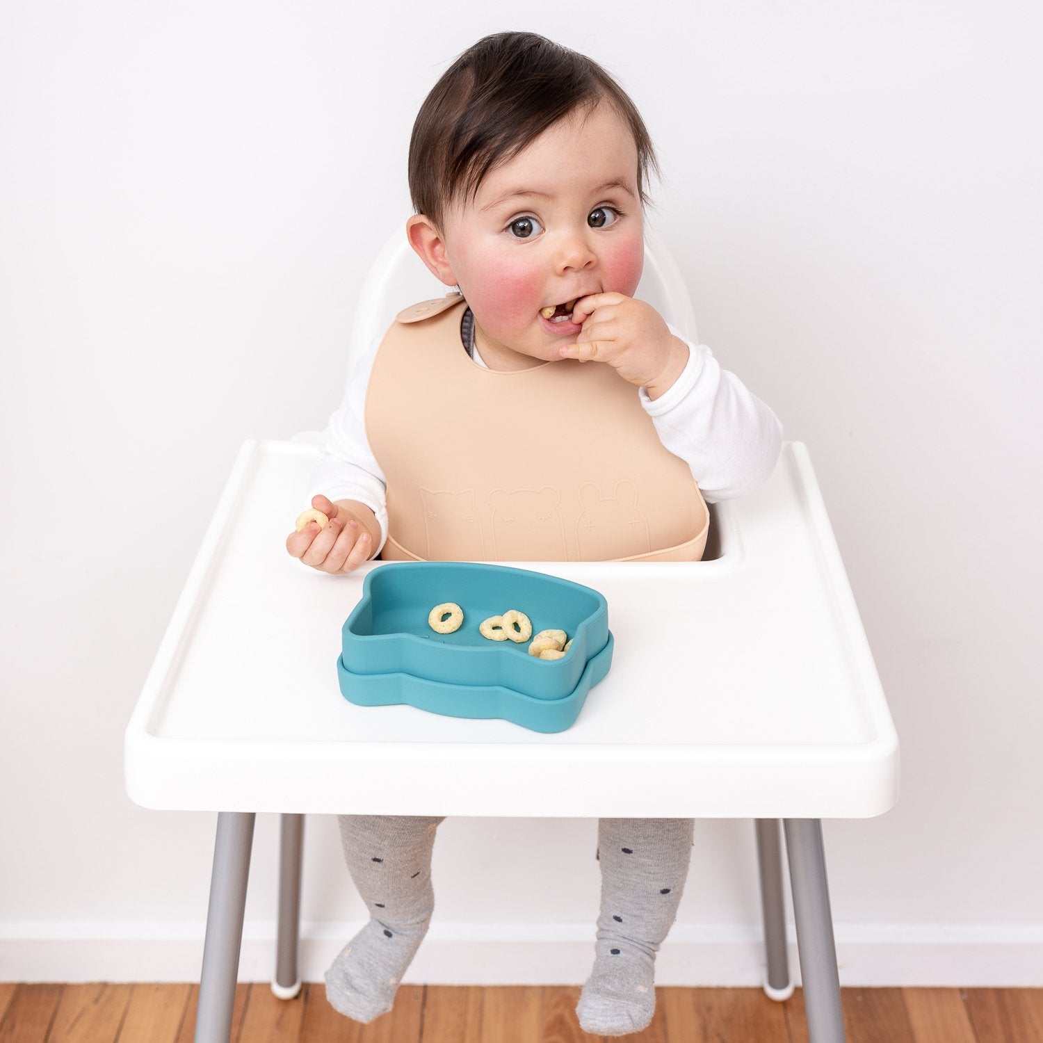 Catchie Bibs - Rust & Beige
