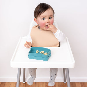 Catchie Bibs - Rust & Beige