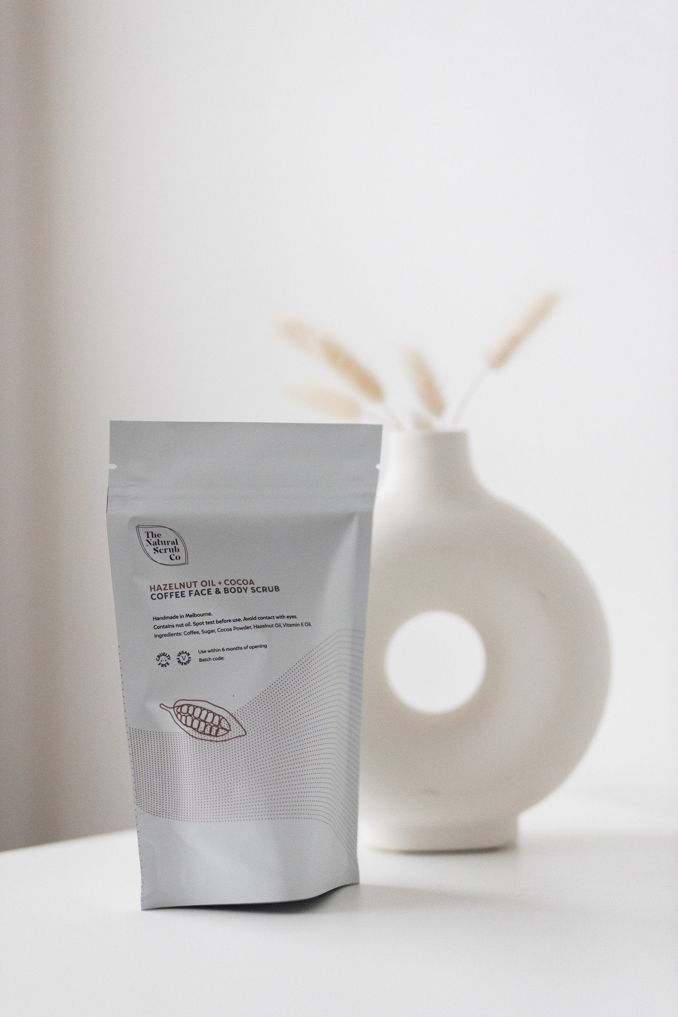 Coffee Face Scrub - Hazelnut + Cocoa