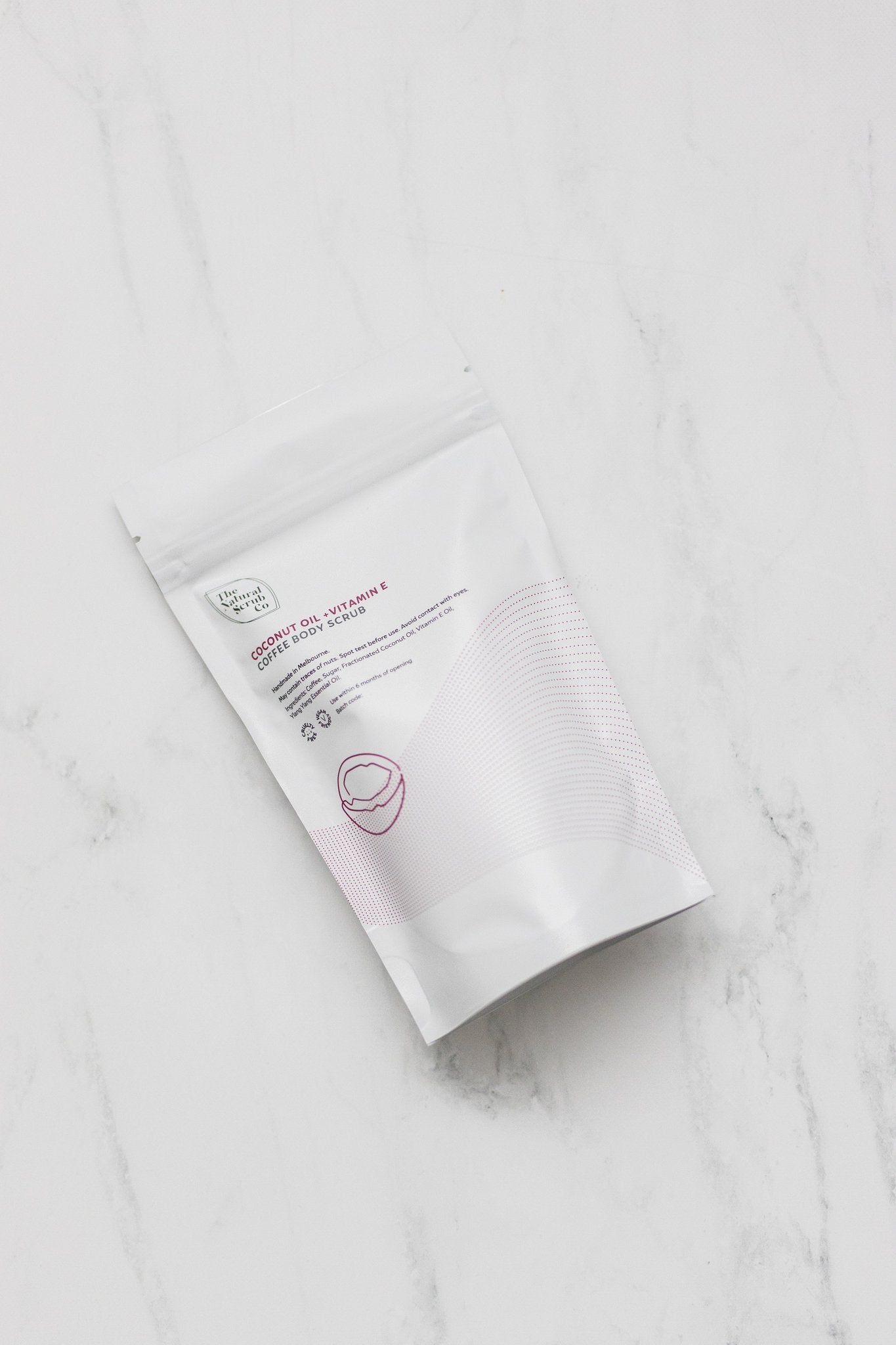 Coffee Face Scrub - Coconut Oil + Vitamin E