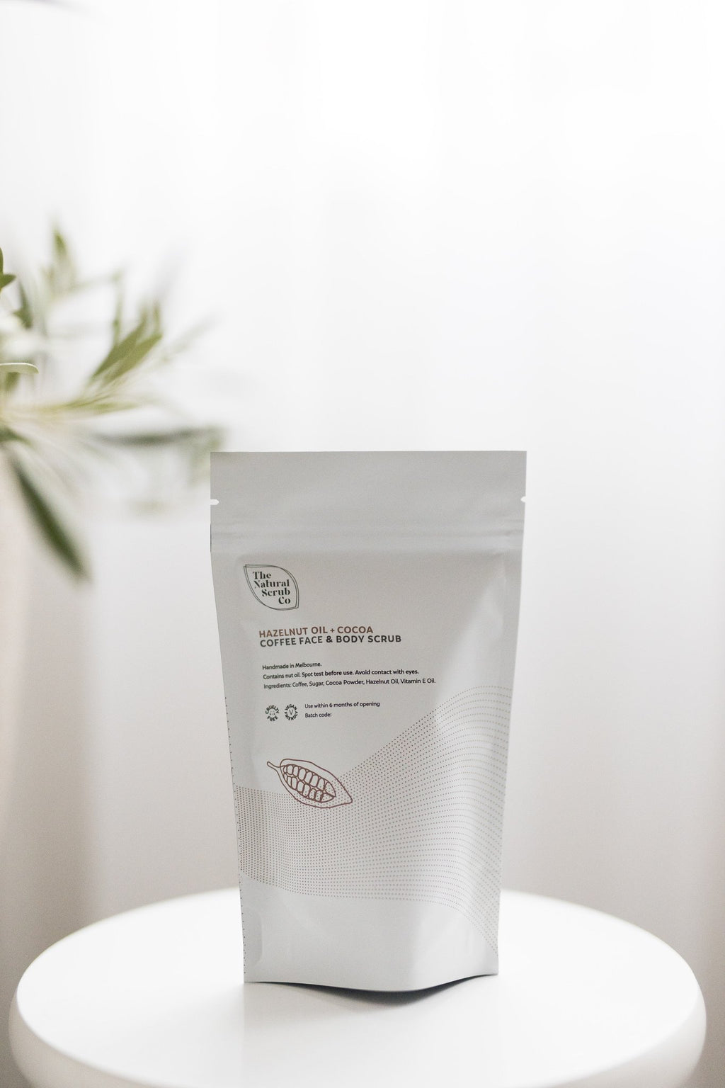 Coffee Face Scrub - Hazelnut + Cocoa