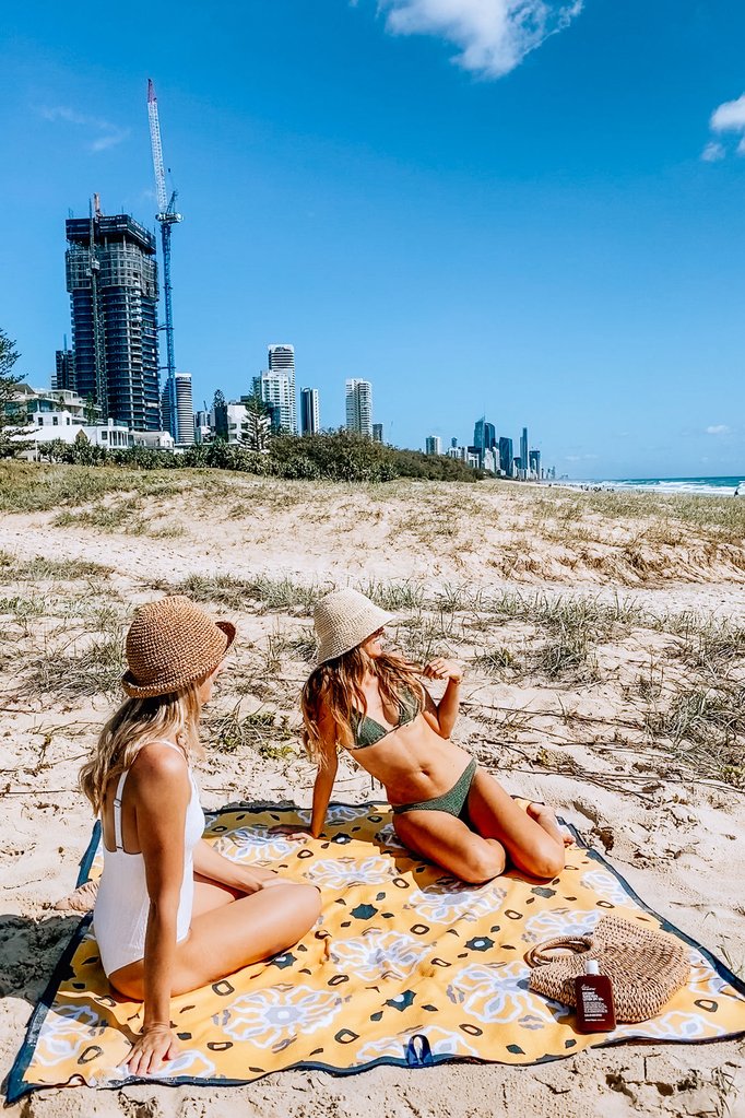 Sand Free Beach Towel - Boho Sun - Towel for 2