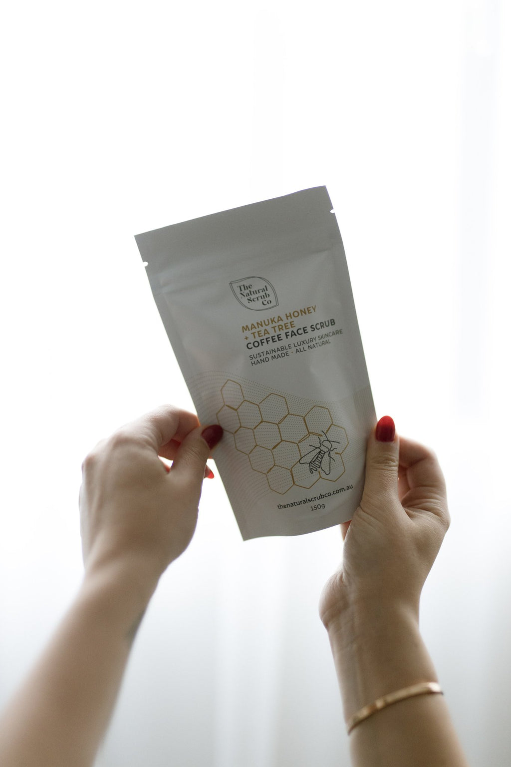 Coffee Face Scrub - Manuka Honey + Tea Tree
