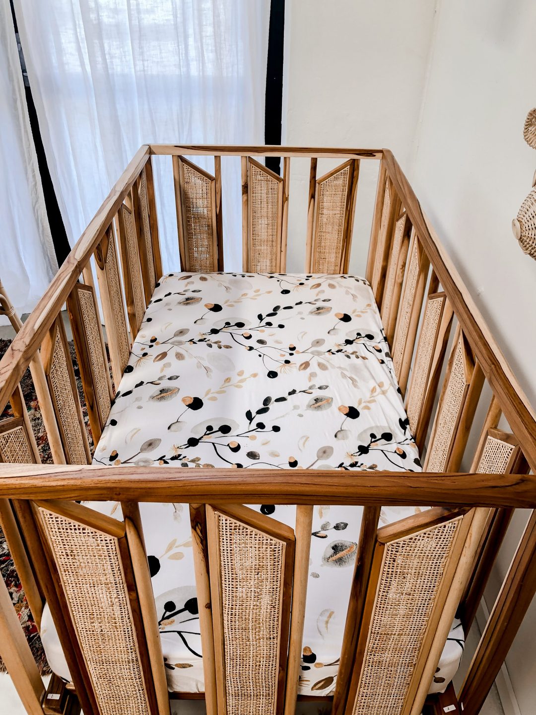Golden Gum Bamboo Jersey Cot Sheet