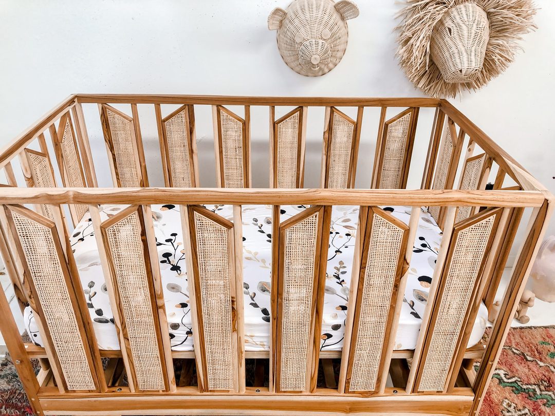 Golden Gum Bamboo Jersey Cot Sheet