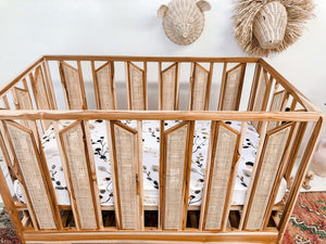 Golden Gum Bamboo Jersey Cot Sheet
