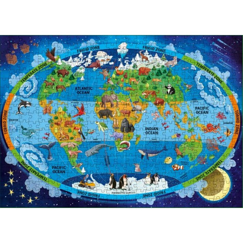 The Ultimate Atlas and Puzzle Set - Earth 500pcs