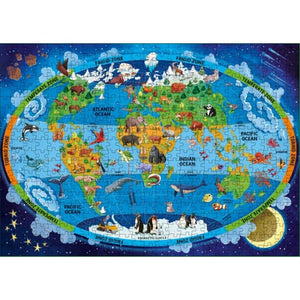 The Ultimate Atlas and Puzzle Set - Earth 500pcs