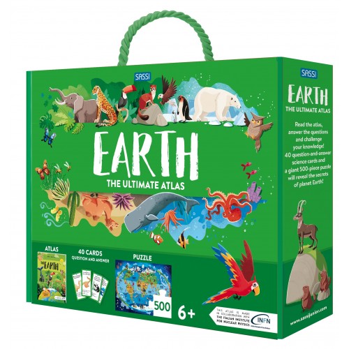The Ultimate Atlas and Puzzle Set - Earth 500pcs